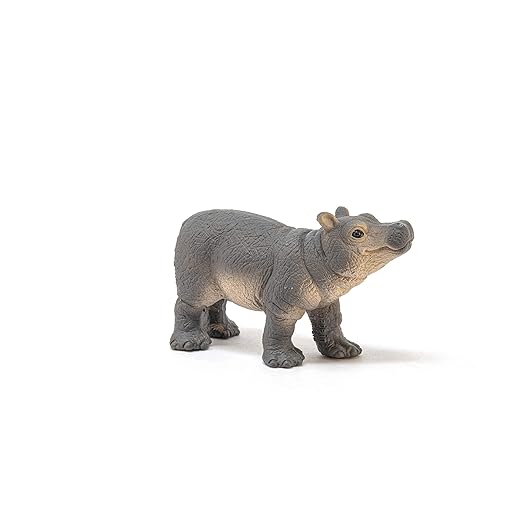 Schleich Wild Life, Animal Figurine, Animal Toys for Boys and Girls 3-8 Years Old, Baby Hippopotamus