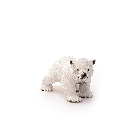 Schleich Walking Polar Bear Cub Toy Figure