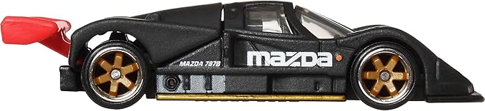 Hot Wheels HRW08 Car Culture Hammer Drop Mazda 787B Vehicle Toy Mini Car 3 Years Old Black