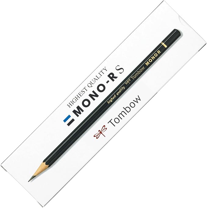 TOMBOW Pencil Premium Pencil 4B Mono RS (Ultra-Fine Particle Core for Smooth Writing) 1 dozen MONO-RS4B