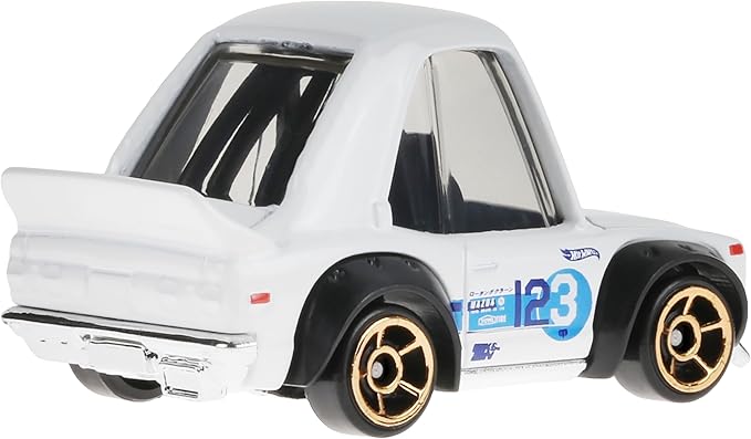 Hot Wheels HXR23 Basic Car, Mazda RX-3 Vehicle Toy, Mini Car, 3 Years Old and Up, White
