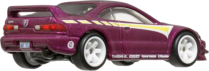 Hot Wheels HRT77 Boulevard Custom '01 Acura Integra GSR Vehicle Toy Mini Car 3 Years Old Purple