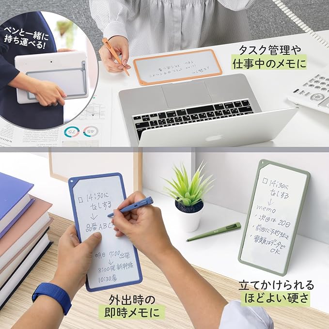 Plus Memo Pad, Notebook, Repeat, Eco Stationery, Business, Kaite Notes, A4 x 1/3, Gray, KM-1021A-GY 538-253