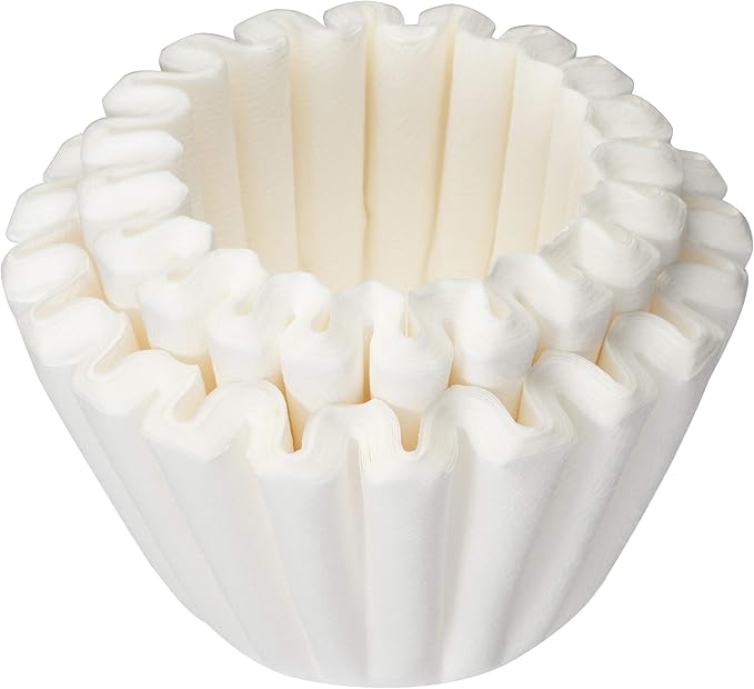 Kalita Wave Series KWF-155 #22211 Coffee Filters, White, Serves 1-2 People, 50 Filters/Box
