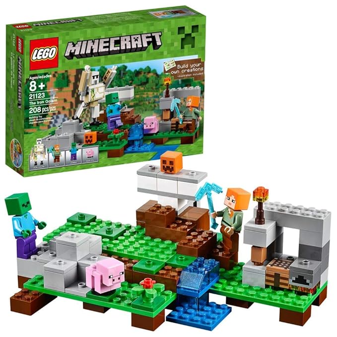 LEGO Minecraft The Iron Golem 21123 Multicolor (208 pieces)