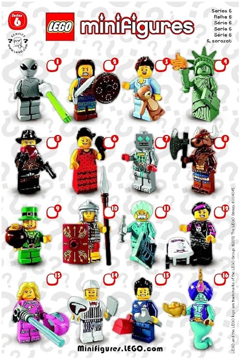 Lego Collectable Minifigures: Flamenco Dancer Minifigure - Series 6