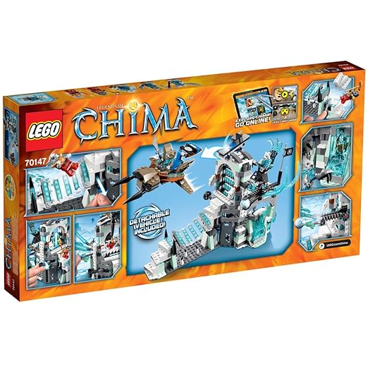 Lego Sir Fangar's Ice Fortress, Multi Color
