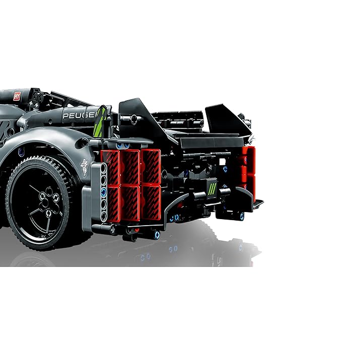 LEGO Technic Peugeot 9X8 24H Le Mans Hybrid Hypercar 42156 Building Kit (1,775 Pieces),Multicolor