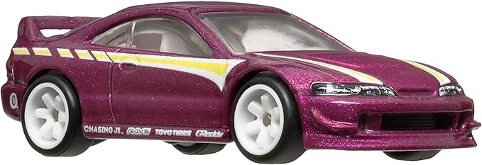 Hot Wheels HRT77 Boulevard Custom '01 Acura Integra GSR Vehicle Toy Mini Car 3 Years Old Purple