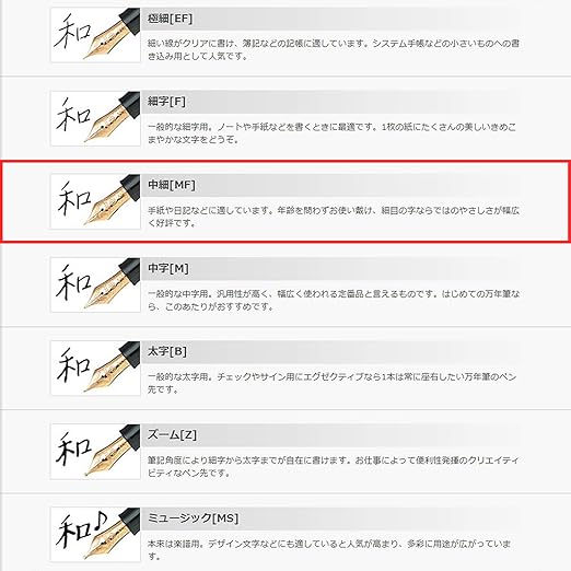 Sailor fountain pen fountain pen Koshu imprint medium fine 10-3051 - 320 sheath shape