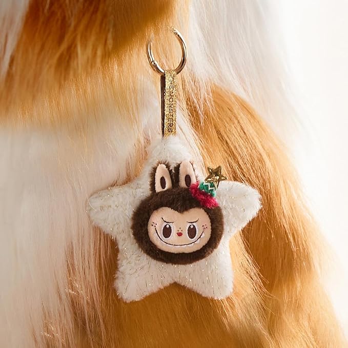 POP MART THE MONSTERS Classic Series Sparkly Plush Pendant, 1 Piece, Popmart Plush Toy Blind, Box Figure, Plastic Model, Premium Toy, PVC, Soft Vinyl, Original Character, Birthday Gift