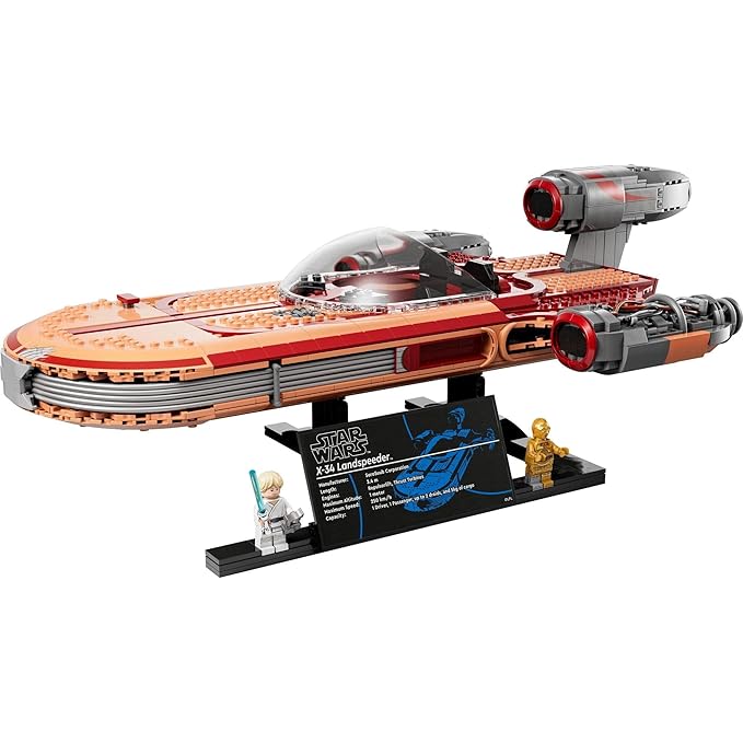 LEGO Star Wars Luke Skywalker’s Landspeeder 75341 Building Kit (1,890 Pieces)