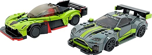 LEGO Speed Champions Aston Martin Valkyrie AMR Pro and Aston Martin Vantage GT3
