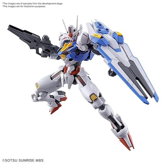 Bandai Spirits Hg Mobile Suit Gundam Mercury Witch Gundam Aerial 1/144 Scale Color-Coded Plastic Model (White)
