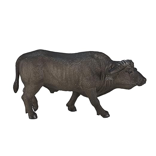 Mojo Fun 387111 African Cape Buffalo, Realistic International Wildlife Toy Replica