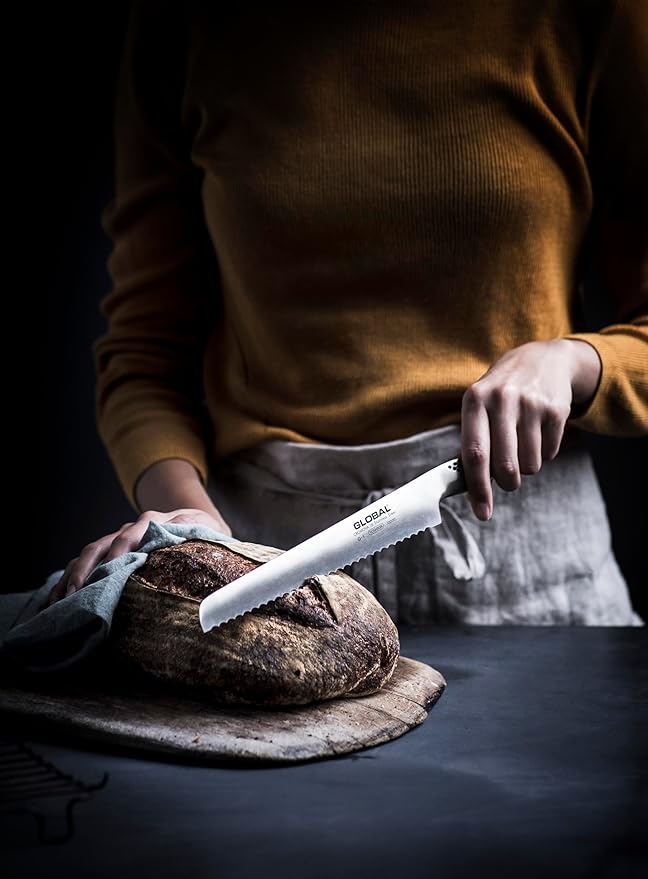 Global G-9-8-3/4 Inch, 22cm Bread Knife