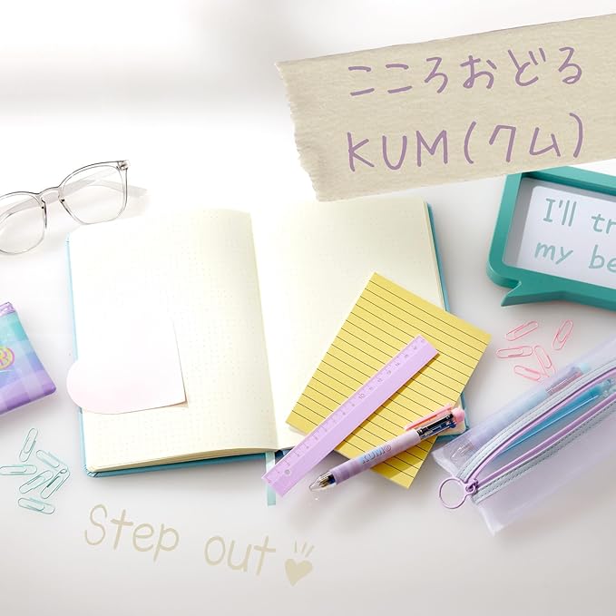 RAYMAY Fujii Multi-functional Pen KUM Mechanical Ballpoint Pen, Pink KM1151P