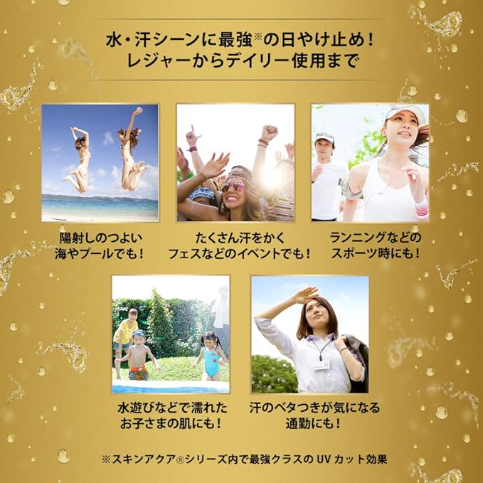 SKIN AQUA Sunscreen Water Magic Transparent UV Oil Spray Water Repels Sweat Transparent Water Repellent Type (SPF50+ PA++++) Super Waterproof