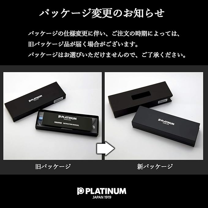 Platinum Fountain Pen Capillary Hydrostatic Action Black Fine Nib