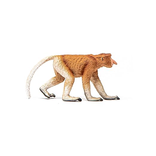 Schleich Wild Life, Animal Figurine, Animal Toys for Boys and Girls 3-8 Years Old, Proboscis Monkey