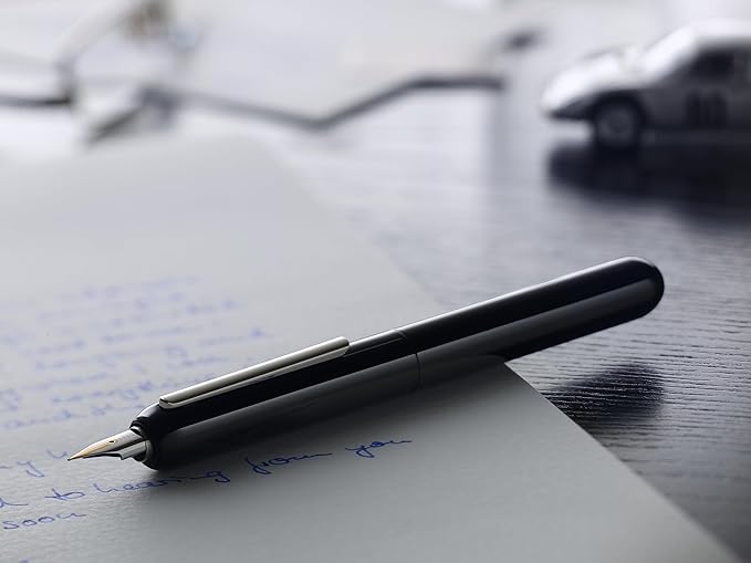 LAMY Dialog 3 Fountain Pen, Fine Nib, L74BK-F, Black, Dual Use