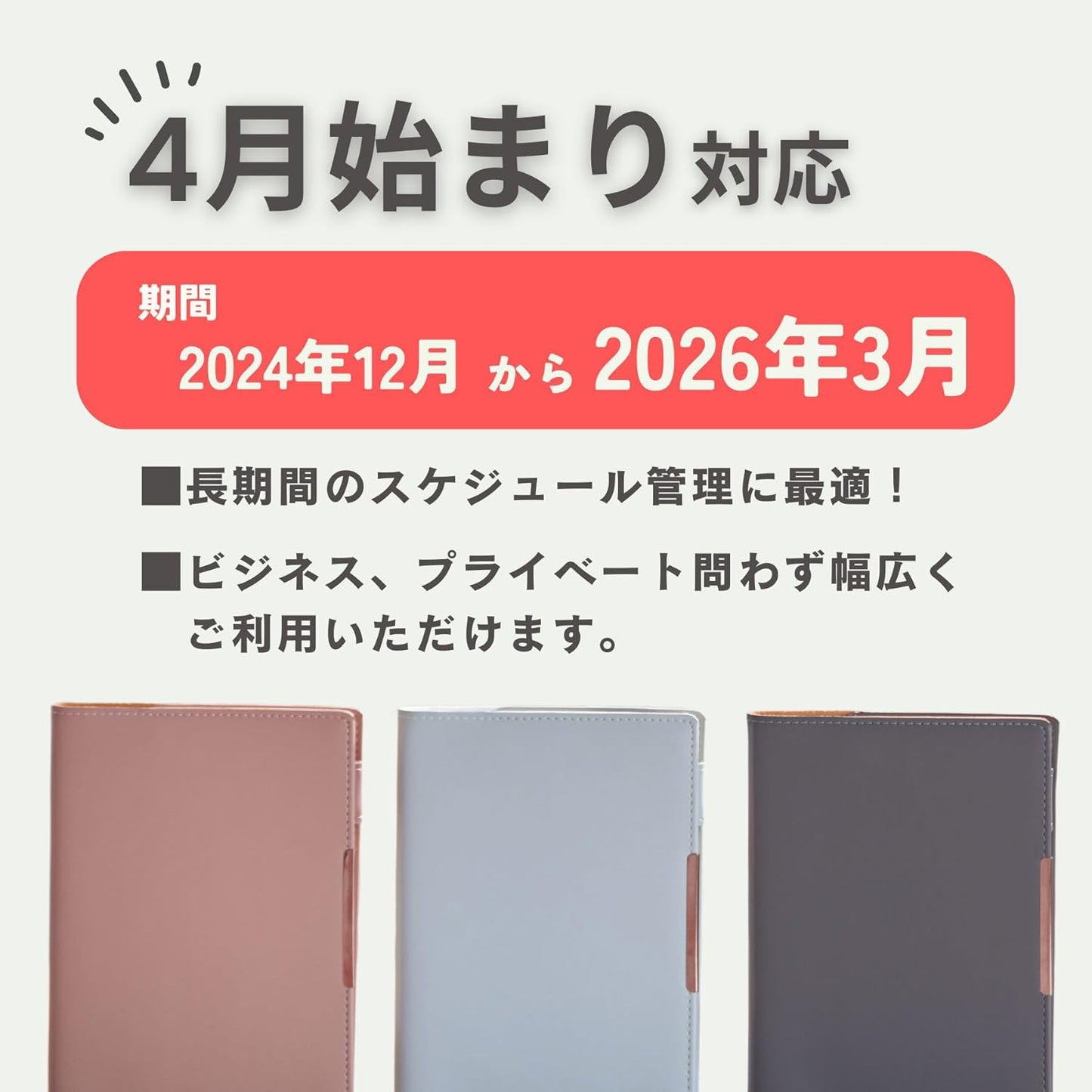 Raymay Fujii RFD2546A 2025 Schedule Book, Weekly Left, B6, Stone Blue, Begins December 2024