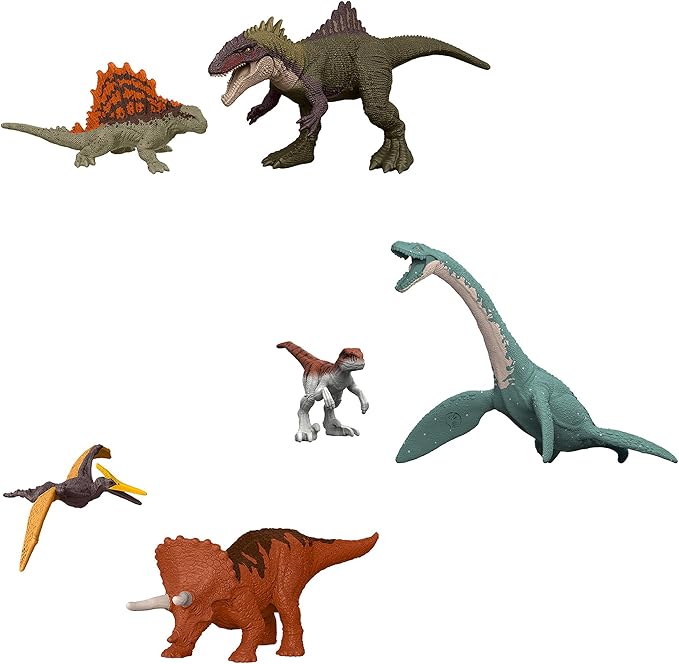 Mattel Jurassic World 986L-GWP38 Mini Figure, Box Assortment, 2025, Kids Figure, Blind Box, Dinosaur, Toy, 3 Years Old and Up Multi