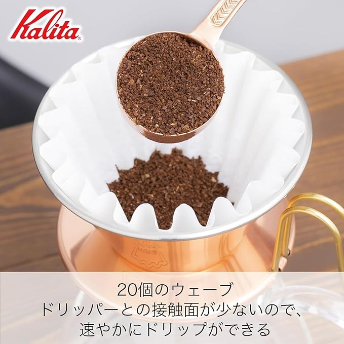 Kalita Coffee Dripper Tsubame Swallow Made WDC-185 2 ~~ 4 People for Copper 5099