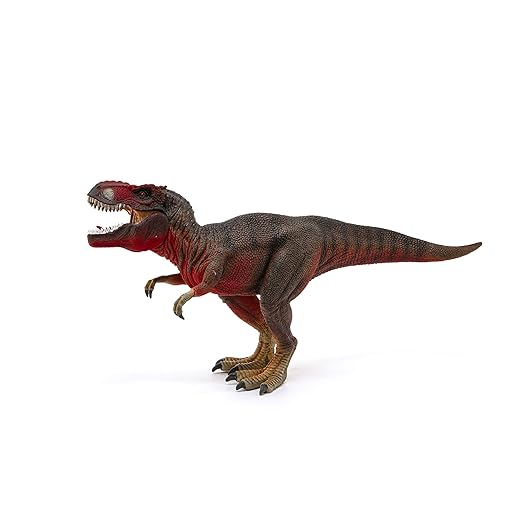 Schleich North America Tyrannosaurus Rex Toy Figure, Red