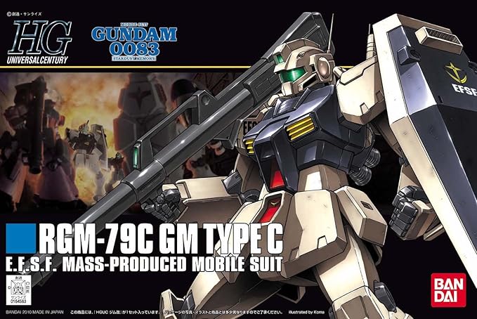 BANDAI #113 Gundam 0083 RGM-79C GM Type C 1/144 Model kit