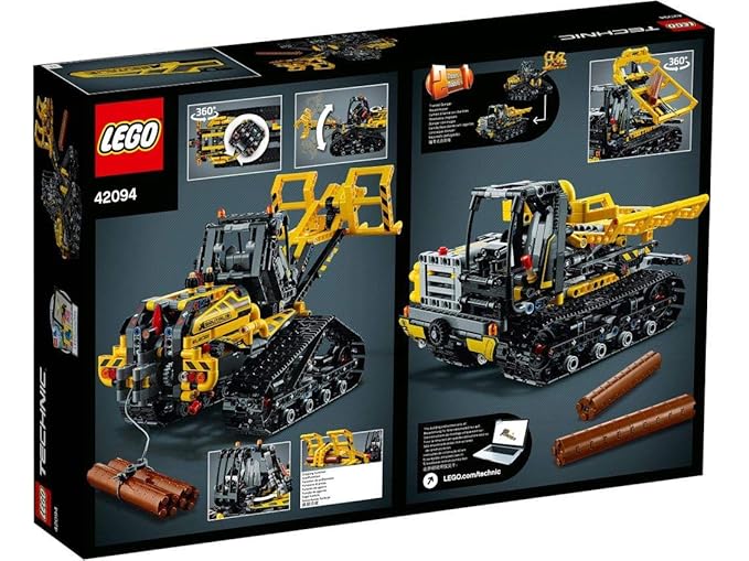 LEGO TECHNIC Tracked Loader Building Blocks for Kids (827 Pcs) 42094