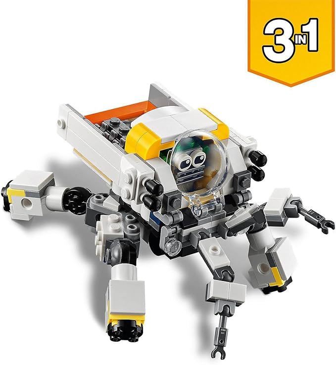 LEGO Space Mining Mech Building Blocks for 7 Years and Above, Multicolor (327 Pieces)