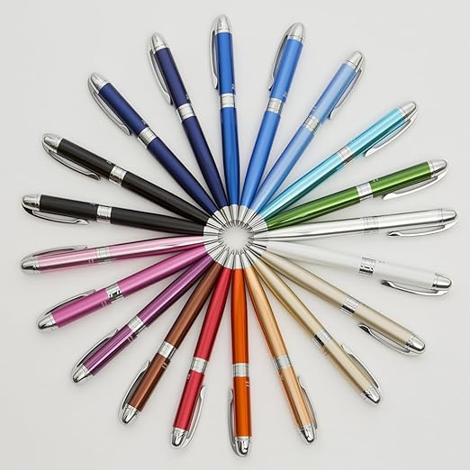 Zebra Oil Based Ink Ballpoint Pen, Fortia VC, Black Ink, Light Blue Body - BA93-LB