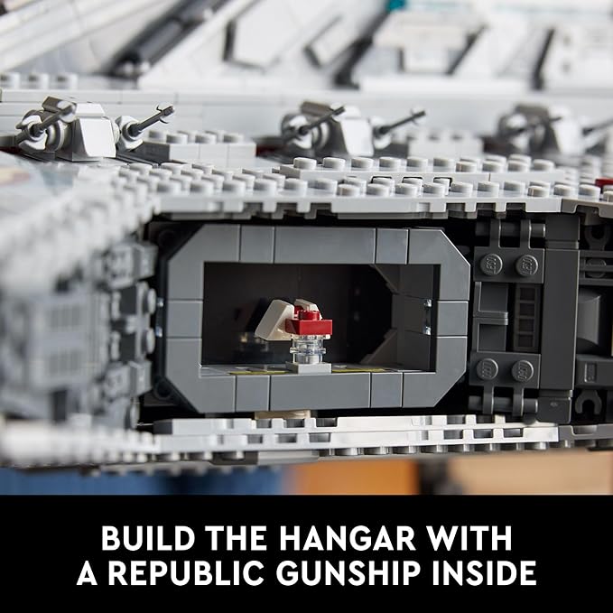 LEGO Star Wars Venator-Class Republic Attack Cruiser Ultimate Collector Series Building Set for Adults, Captain Rex, Star Wars Gift, The Clone Wars Activity for Stress Relief, 75367
