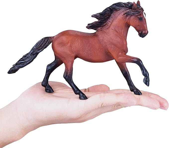 Mojo Lusitano White Realistic International Wildlife Toy Replica Hand Painted Figure