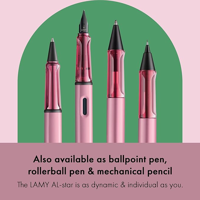 LAMY L0E6-EF Fountain Pen, Extra Fine Point, Ulster Autumn Pink