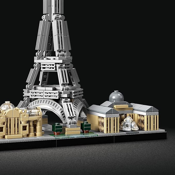 LEGO Architecture Paris Building Blocks for Kids (649 Pcs) 21044, Multicolor