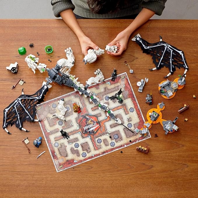 LEGO Ninjago Kids Skull Sorcerer's Dragon 71721 Building Set (Multicolor) (51 Pieces)