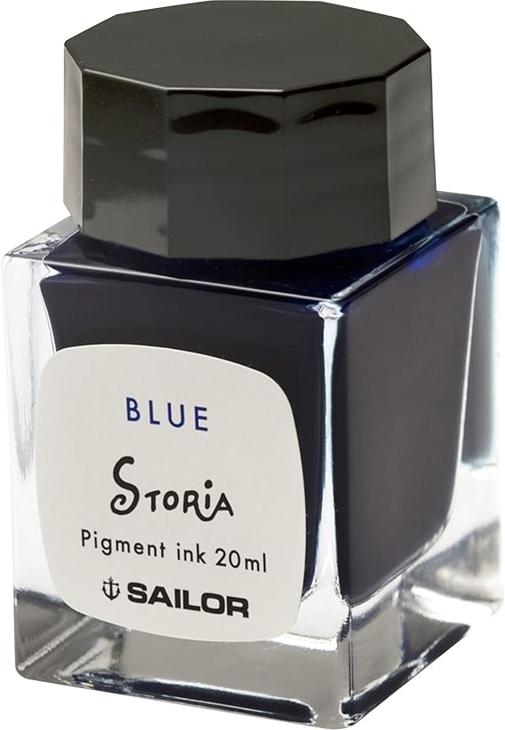Sailor Fountain Pen, Pigment Bottle Ink, Storia, 0.7 fl oz (20 ml), Red 131006230 (yellow)