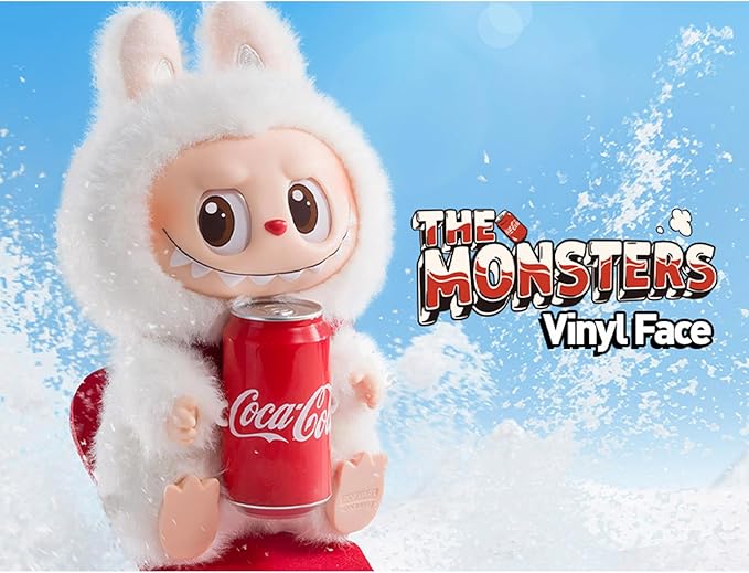 POP MART THE MONSTERS Coca-Cola Series Popmart Plush Toy Keychain Rabbit