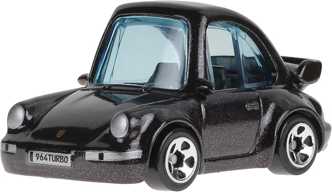 Hot Wheels HXR15 Basic Car, Porsche 911 Turbo 3.6 (964) Vehicle Toy, Minicar, 3 Years Old and Up, Purple