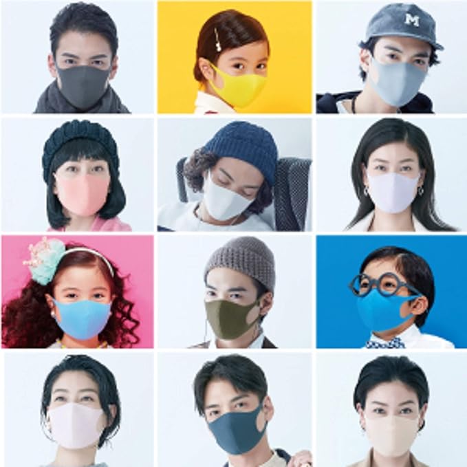Pitta mask Light Gray 3 Pieces
