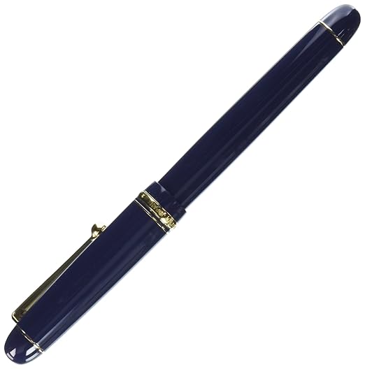 Pilot Fountain Pen Custom 74, B-Nib, Dark Blue Body (FKK-1000R-DL-B)