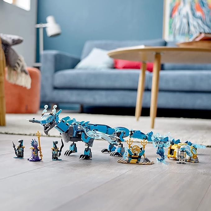 Lego 71754 Nin-Jago Water Dragon Toy, Nin-Ja Building Set For Kids 9 + Years Old With 5 Minifigures, New 2021