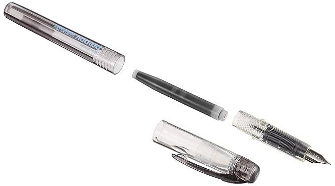 PLATINUM Preppy Fountain Pen, 0.2 mm Black PSQ-400#1
