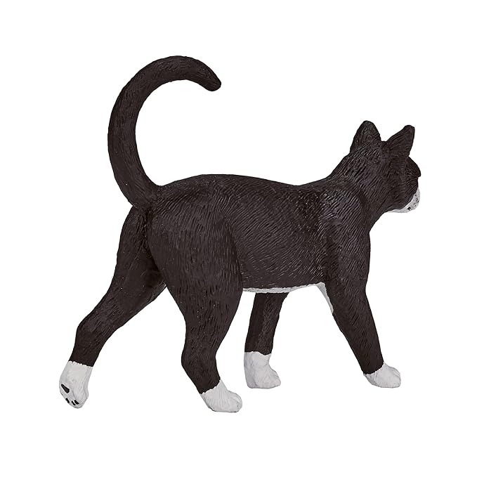 Mojo Cat Black and White Toy Figure