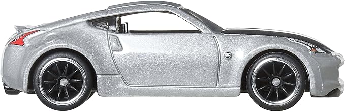 Hot Wheels JBL91 Fast and Furious Nissan 370Z Vehicle Toy Mini Car 3 Years Old and Up Silver