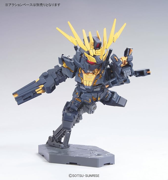Bandai Hobby BB380 2 Banshee Super Deformed Gundam Unicorn Action Figure
