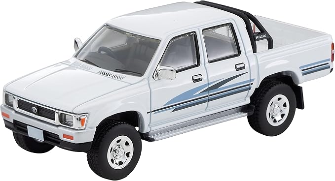 Tomica Limited Vintage Neo 1/64 LV-N256b Toyota Hilux 4WD Pickup Double Cab SSR White 91 Finished Item 324645