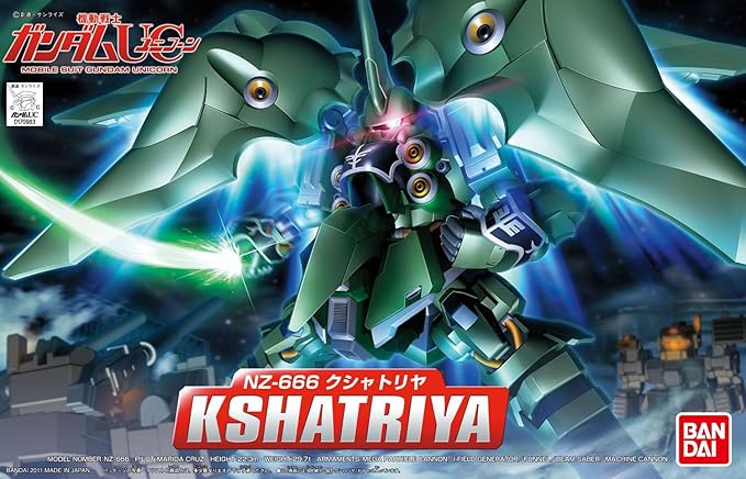 SD Gundam BB Warriors NZ-666 Kshatriya model kit